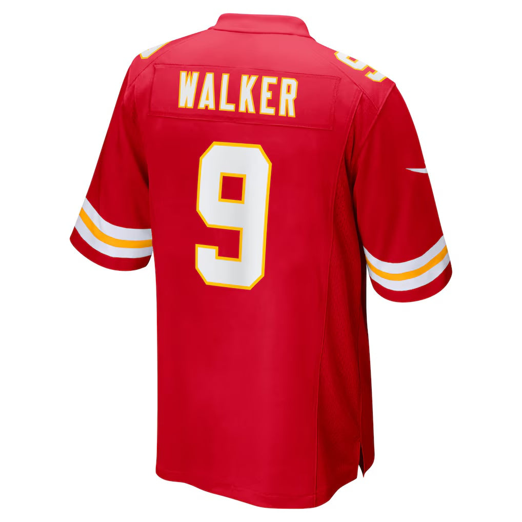 Elroe KC.Chiefs #9 Kenneth Walker III Red Game Stitched Jerseys