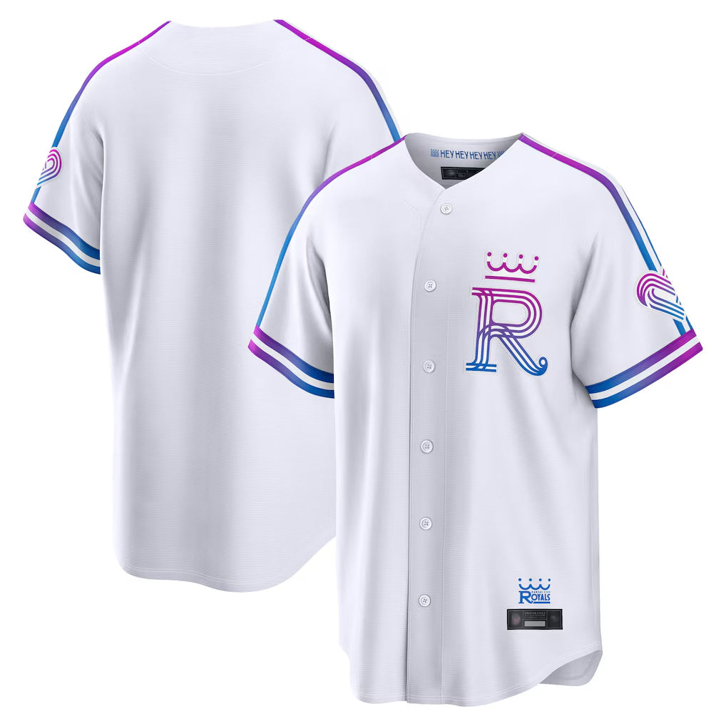 Elroe KC.Royals White 2026 City Connect Limited Home Blank Player Stitched Jerseys
