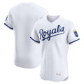 Elroe KC.Royals White Alt Limited Elite Home Blank Player Stitched Jerseys