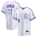 Elroe KC.Royals #11 Maikel Garcia Player White 2026 City Connect Limited Home Stitched Jerseys