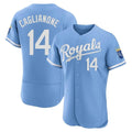 Elroe KC.Royals #14 Jac Caglianone Player Light Blue Alt Limited Elite Home Stitched Jerseys
