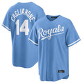 Elroe KC.Royals #14 Jac Caglianone Player Light Blue Home Game Stitched Jerseys