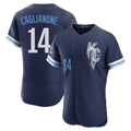 Elroe KC.Royals #14 Jac Caglianone Player Navy City Connect Limited Elite Home Stitched Jerseys