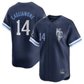 Elroe KC.Royals #14 Jac Caglianone Player Navy City Connect Limited Home Stitched Jerseys