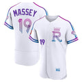 Elroe KC.Royals #19 Michael Massey Player White 2026 City Connect Limited Elite Home Stitched Jerseys