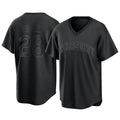 Elroe KC.Royals #28 Kyle Isbel Player Black Fashion Game Stitched Jerseys