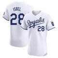 Elroe KC.Royals #28 Kyle Isbel Player White Alt Limited Elite Home Stitched Jerseys