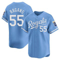 Elroe KC.Royals #55 Cole Ragans Player Light Blue Alt Limited Home Stitched Jerseys