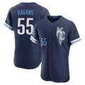 Elroe KC.Royals #55 Cole Ragans Player Navy City Connect Limited Elite Home Stitched Jerseys