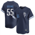 Elroe KC.Royals #55 Cole Ragans Player Navy City Connect Limited Home Stitched Jerseys