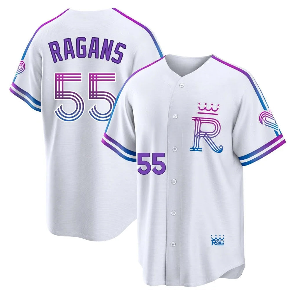 Elroe KC.Royals #55 Cole Ragans Player White 2026 City Connect Limited Home Stitched Jerseys