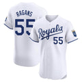 Elroe KC.Royals #55 Cole Ragans Player White Alt Limited Elite Home Stitched Jerseys