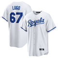 Elroe KC.Royals #67 Seth Lugo Player White Home Game Stitched Jerseys