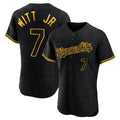 Elroe KC.Royals #7 Bobby Witt Jr. Player Black Snake Skin City Limited Elite Stitched Jerseys