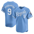 Elroe KC.Royals #9 Vinnie Pasquantino Player Light Blue Alt Limited Home Stitched Jerseys