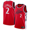 Elroe LA.Clippers #2 Kawhi Leonard Red 2024-2025 Swingman Stitched Jerseys - Statement Edition