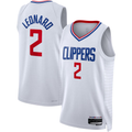 Elroe LA.Clippers #2 Kawhi Leonard White Swingman Stitched Jerseys - Association Edition