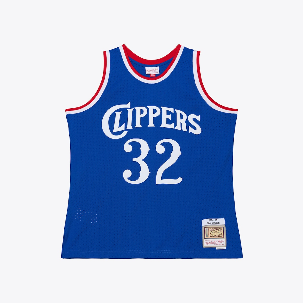 Elroe LA.Clippers #32 Bill Walton Mitchell & Ness Royal 1984-85 Swingman Stitched Jerseys