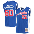 Elroe LA.Clippers #50 Corey Maggette Mitchell & Ness Royal 2002-2003 Hardwood Classics Swingman Stitched Jerseys