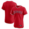 Elroe LA.Angels Red Home Limited Elite Blank Player Stitched Jerseys