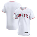 Elroe LA.Angels White Limited Elite Home Blank Player Stitched Jerseys