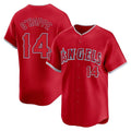Elroe LA.Angels #14 Logan O'Hoppe Player Red Home Limited Stitched Jerseys