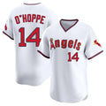 Elroe LA.Angels #14 Logan O'Hoppe Player White T-shirt Home Limited Stitched Jerseys