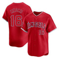 Elroe LA.Angels #16 Yusei Kikuchi Player Red Home Limited Stitched Jerseys