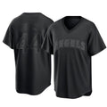 Elroe LA.Angels #44 Ben Joyce Player Black Pitch Fashion T-shirt Stitched Jerseys