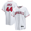Elroe LA.Angels #44 Ben Joyce Player White Home Game Stitched Jerseys