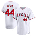 Elroe LA.Angels #44 Ben Joyce Player White Limited Home Stitched Jerseys