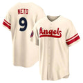 Elroe LA.Angels #9 Zach Neto Player Cream City Connect Home Stitched Jerseys