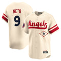 Elroe LA.Angels #9 Zach Neto Player Cream City Connect Limited Home Stitched Jerseys
