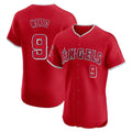 Elroe LA.Angels #9 Zach Neto Player Red Home Limited Elite Stitched Jerseys