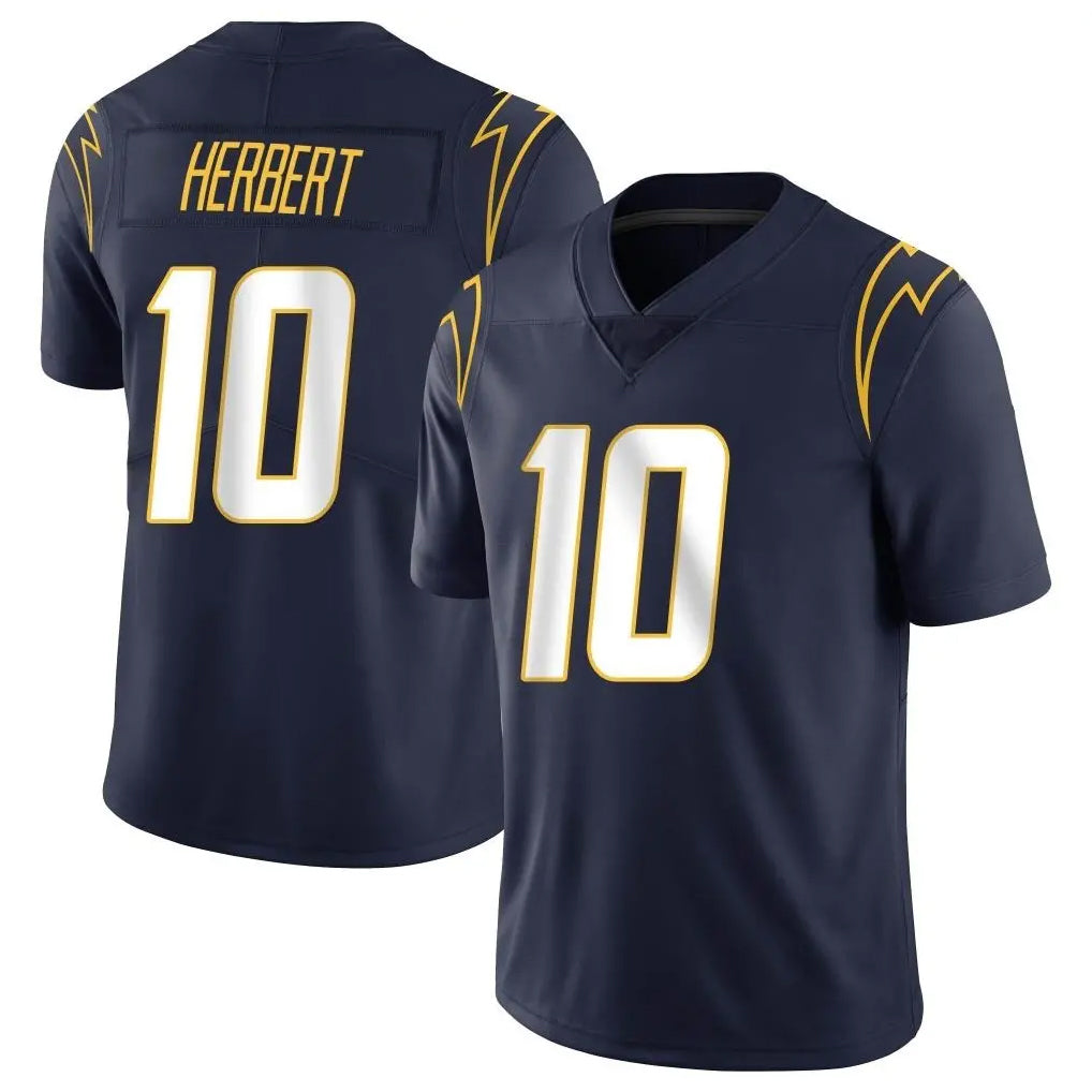 Elroe LA.Chargers #10 Justin Herbert Player Navy Limited Vapor Untouchable Home Game Stitched Jerseys