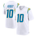 Elroe LA.Chargers #10 Justin Herbert Player White Home Game Stitched Jerseys
