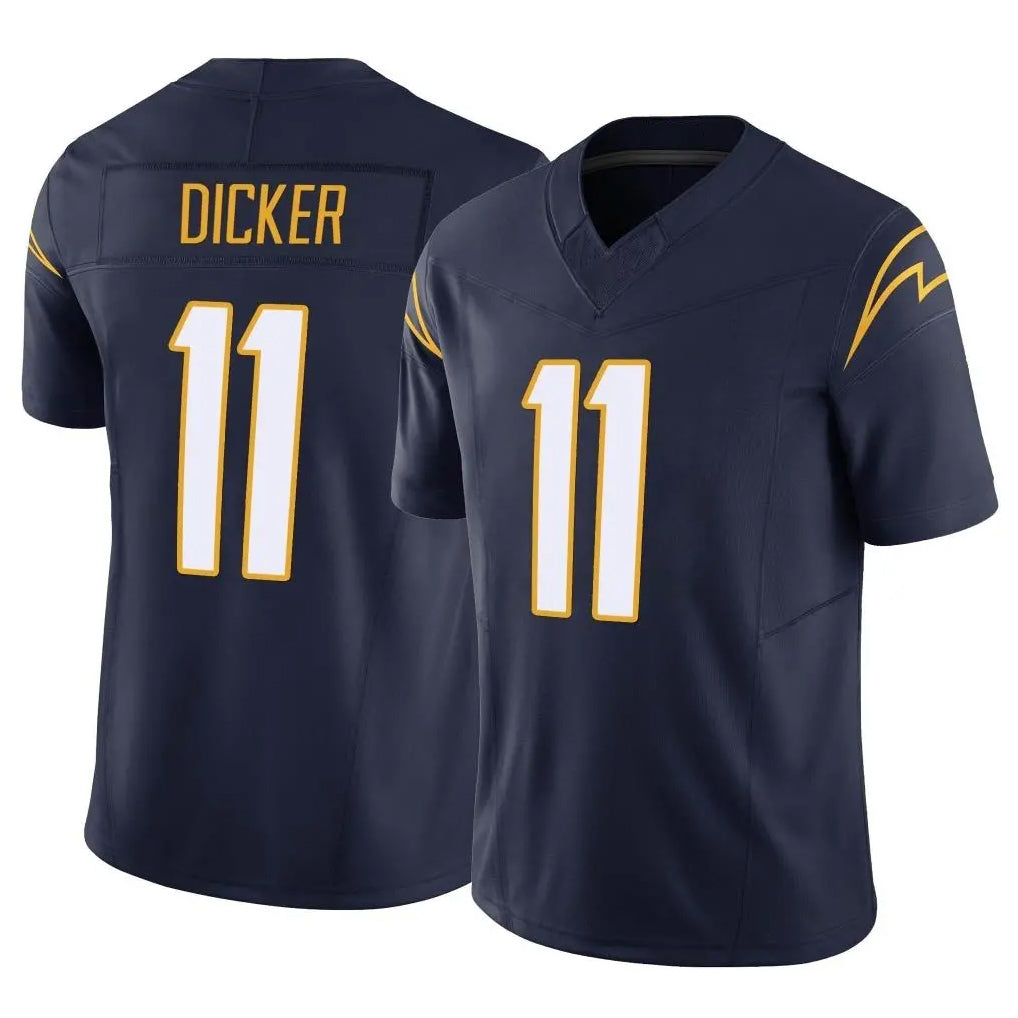 Elroe LA.Chargers #11 Cameron Dicker Player Navy Limited Vapor F.U.S.E. Home Game Stitched Jerseys