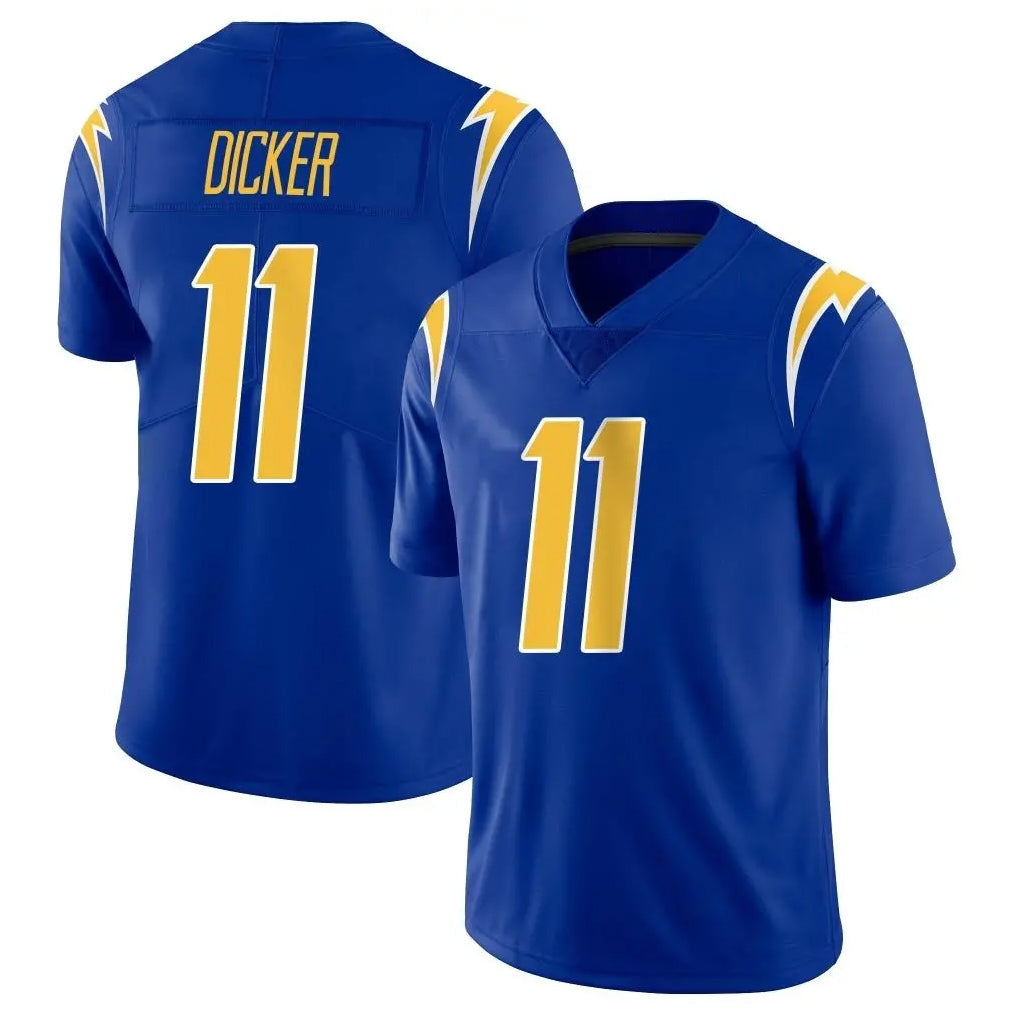 Elroe LA.Chargers #11 Cameron Dicker Player Royal Limited Vapor Home Game Stitched Jerseys