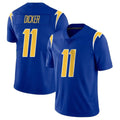 Elroe LA.Chargers #11 Cameron Dicker Player Royal Limited Vapor Home Game Stitched Jerseys