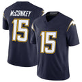 Elroe LA.Chargers #15 Ladd McConkey Player Navy Vapor F.U.S.E. Limited Home Game Stitched Jerseys