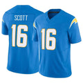 Elroe LA.Chargers #16 J.K. Scott Player Blue Limited Vapor F.U.S.E. Home Game Stitched Jerseys