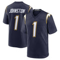 Elroe LA.Chargers #1 Quentin Johnston Player Navy Alternate Home Game Stitched Jerseys