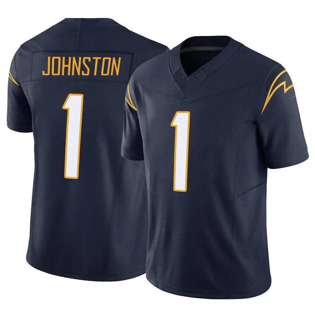 Elroe LA.Chargers #1 Quentin Johnston Player Navy Limited Vapor F.U.S.E. Home Game Stitched Jerseys