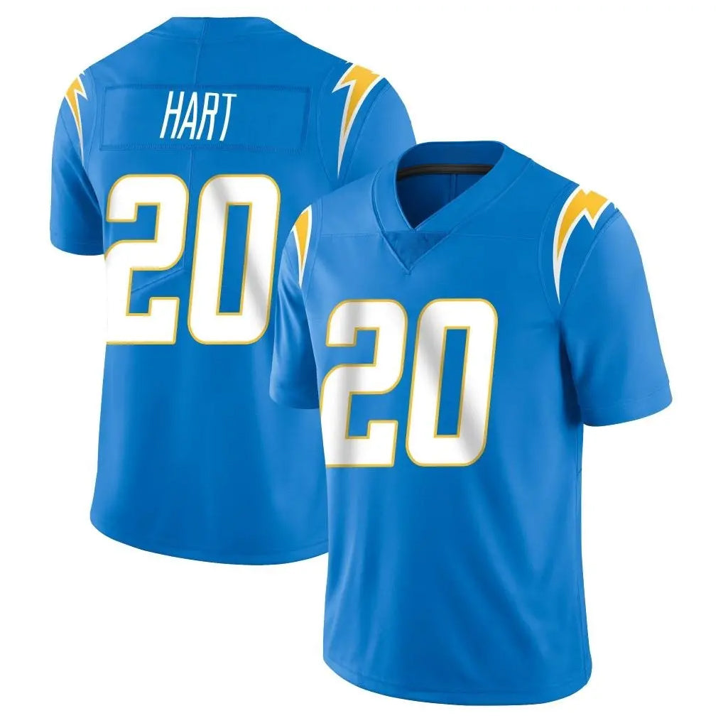 Elroe LA.Chargers #20 Cam Hart Player Blue Limited Vapor Untouchable Home Game Stitched Jerseys