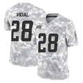 Elroe LA.Chargers #28 Kimani Vidal Player Arctic Camo Salute To Service Limited Game Stitched Jerseys
