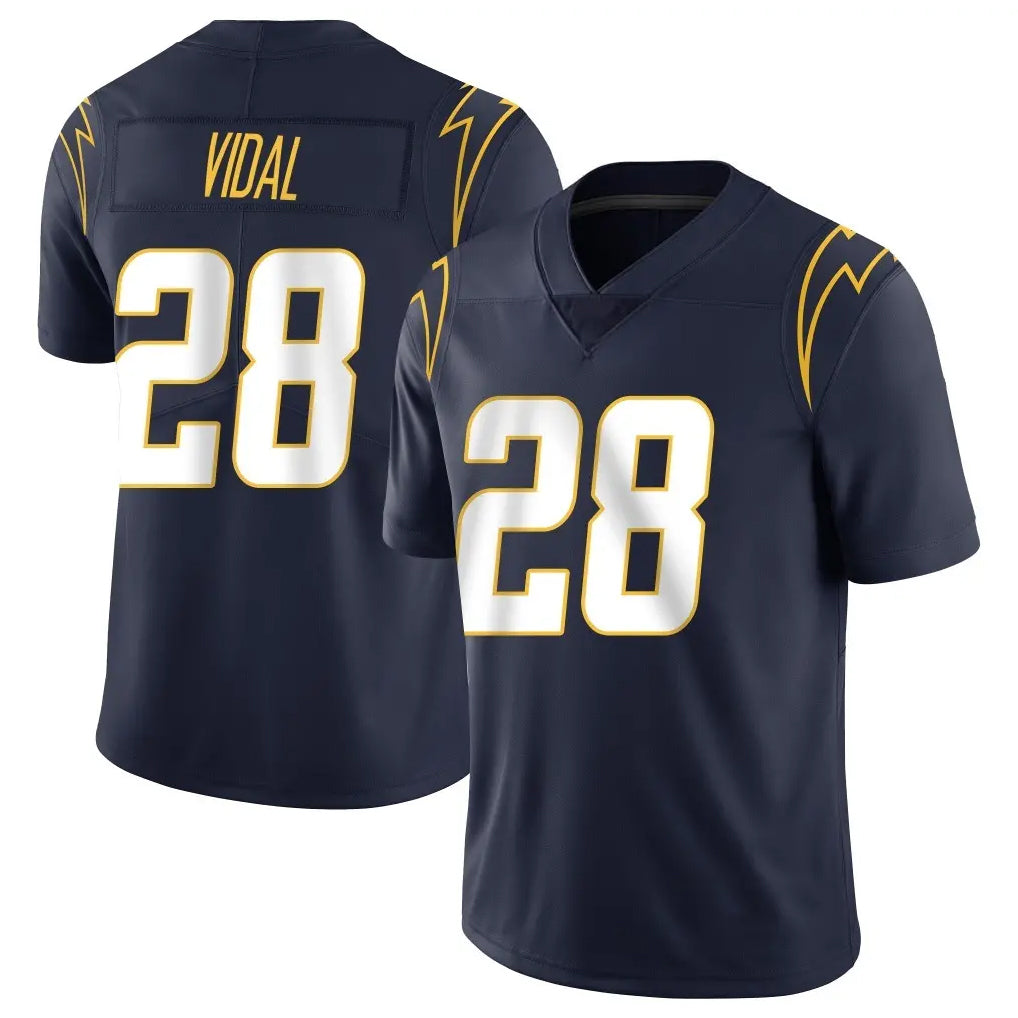 Elroe LA.Chargers #28 Kimani Vidal Player Navy Limited Vapor Untouchable Home Game Stitched Jerseys