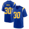 Elroe LA.Chargers #30 Alec Ingold Player Royal Home Game Stitched Jerseys