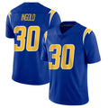 Elroe LA.Chargers #30 Alec Ingold Player Royal Limited Vapor Home Game Stitched Jerseys