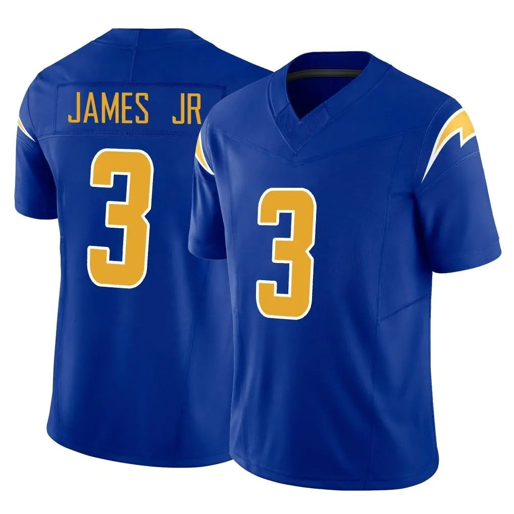 Elroe LA.Chargers #3 Derwin James Jr. Player Royal Limited Vapor F.U.S.E. Home Game Stitched Jerseys