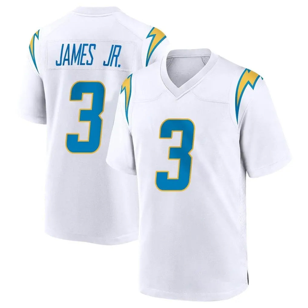 Elroe LA.Chargers #3 Derwin James Jr. Player White Home Game Stitched Jerseys